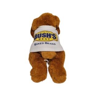 1999 Puppy Dog Bush's Baked Beans Plush Animal Fair Advertisement 8"